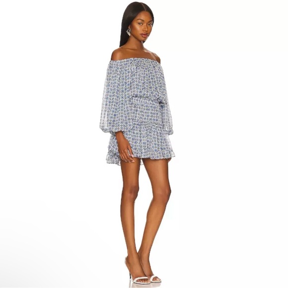 NWT | Revolve x Misa | Zonia Off Shoulder Dress | Sz M - Picture 2 of 7